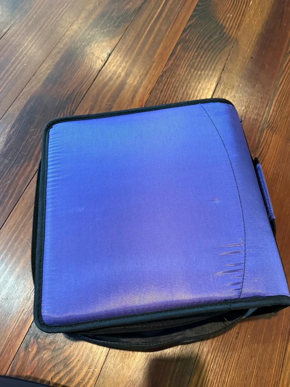 Purple and Gray school Binder